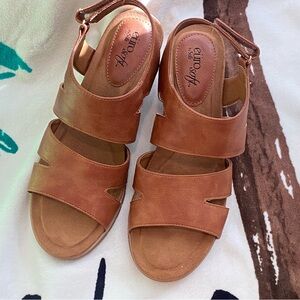 Euro soft by Sofft Sandra Size 10 Wedge Sandal NWOT